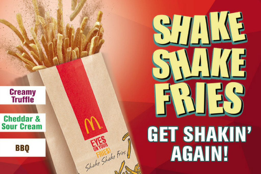 Get Shakin’ as McDonald’s Brings Back  Shake Shake Fries with the NEW Honey Butter flavor