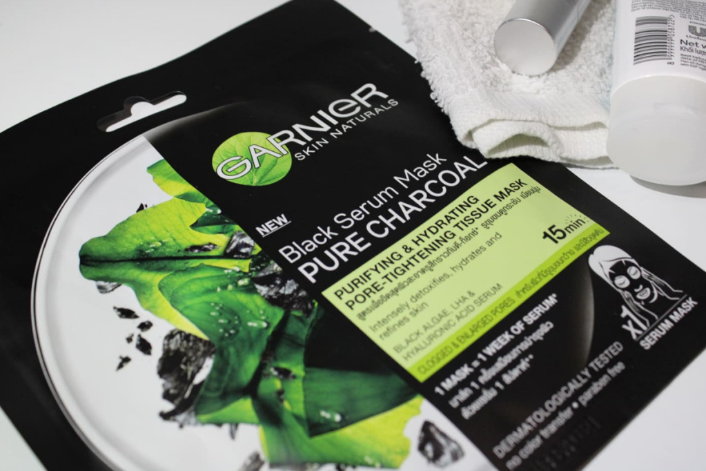 Tried & Tested: Garnier Black Serum Mask – Pure Charcoal